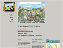 Tablet Screenshot of pointreyesart.com